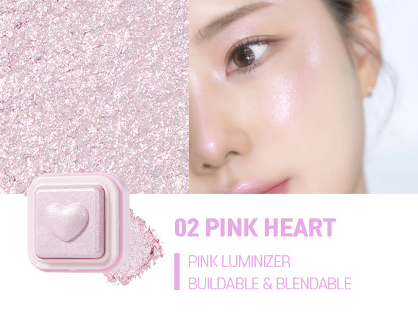 colorgram - Milk Bling Heartlighter - [2024 Version - #02 Pink Heart]