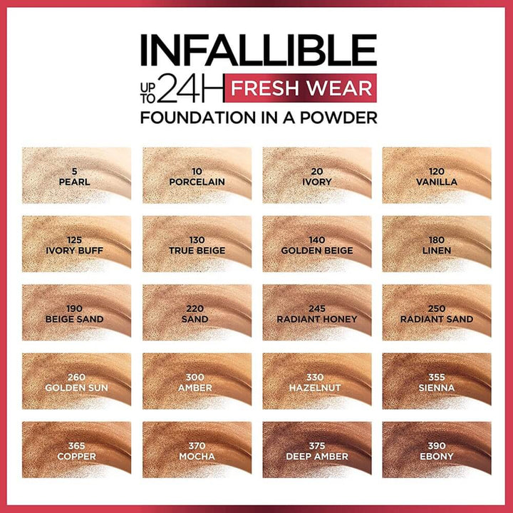 polvo infalible l'oréal fresh wear